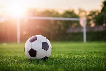 Soccer sunset / Football in the sunset